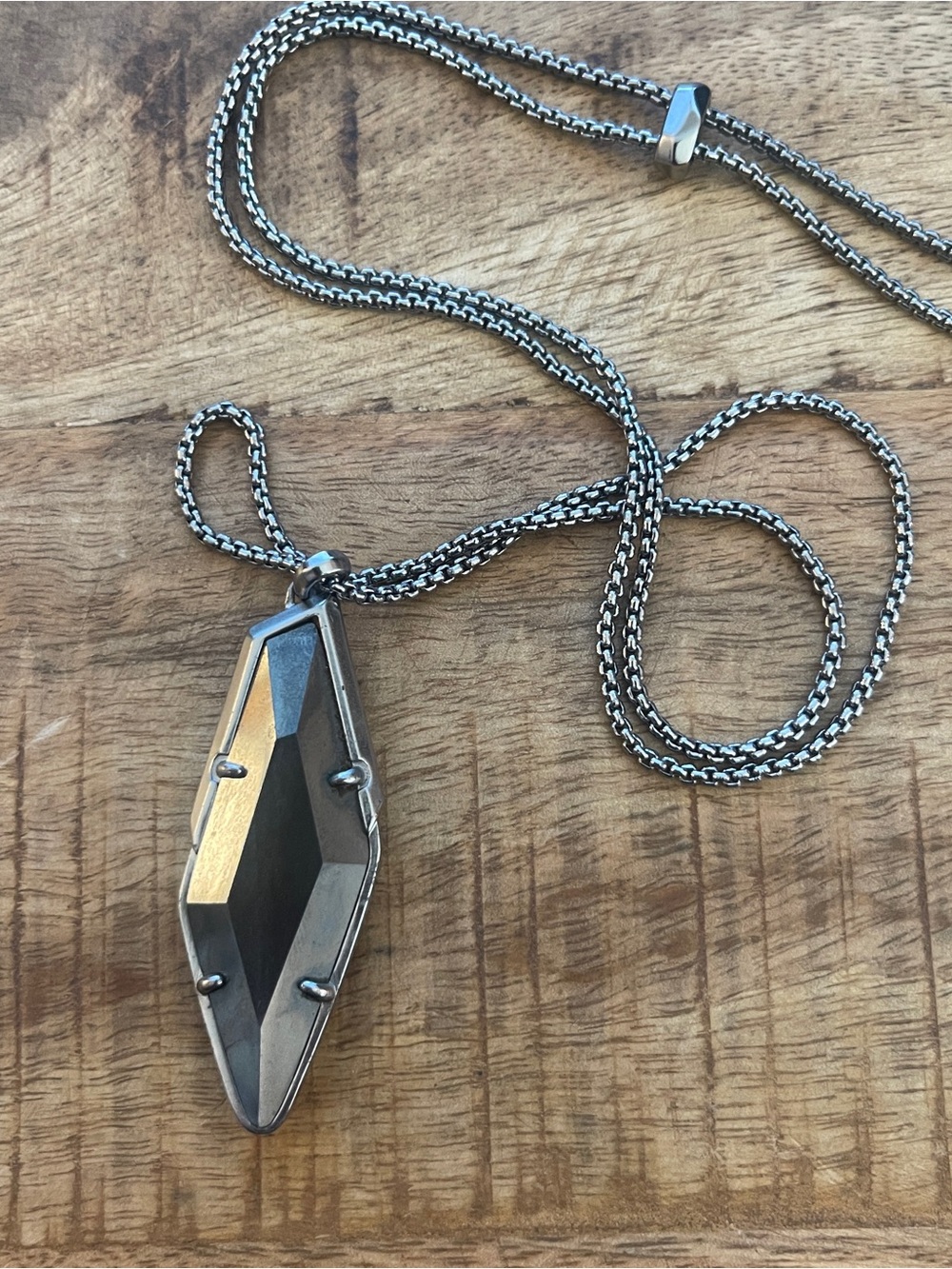 Kendra Scott slate long necklace